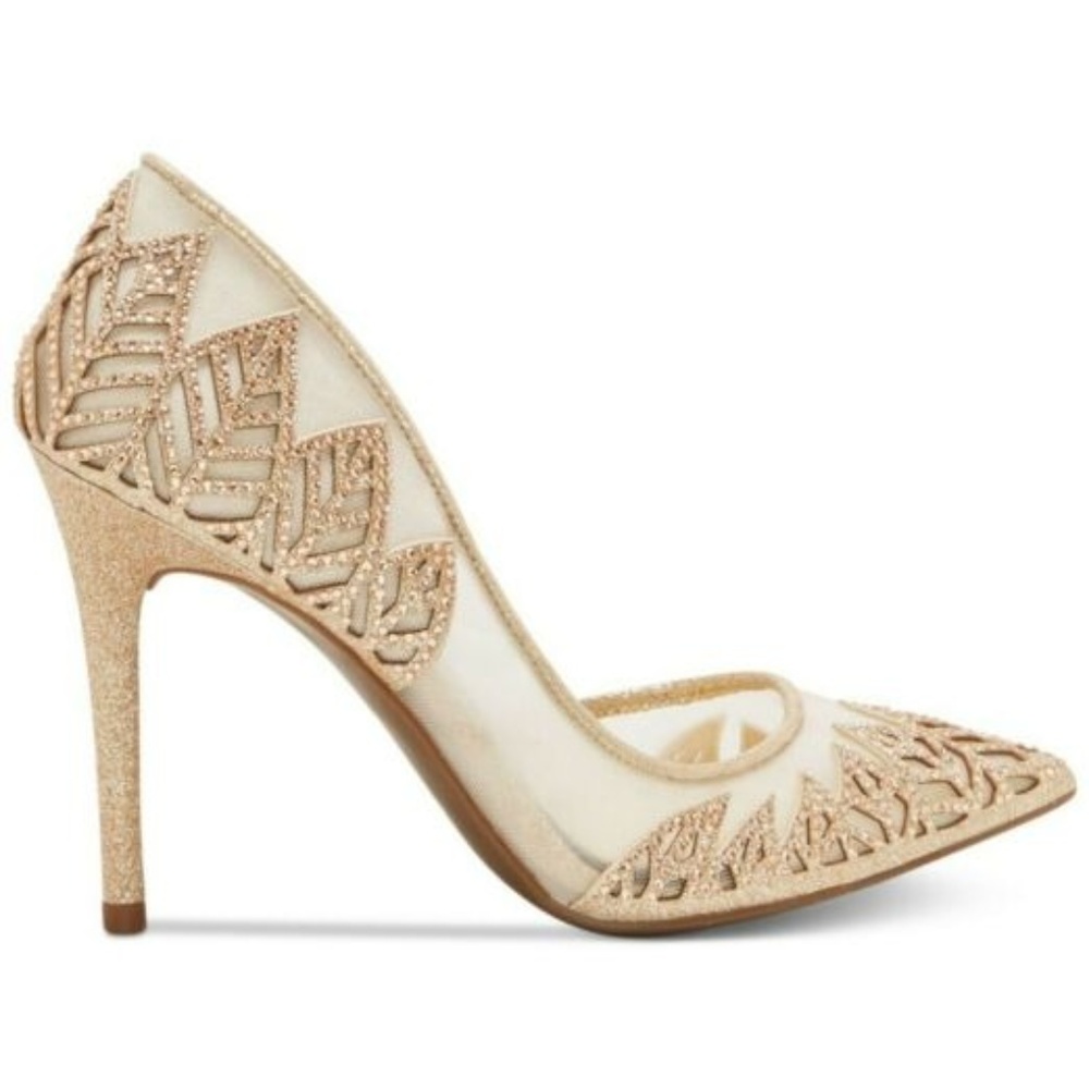 NWOT Jessica Simpson Liya d'Orsay Sheer Pumps